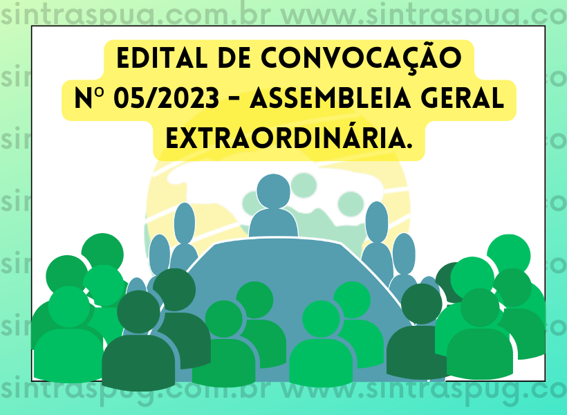 CONVOCAÇÃO  EDITAL SINTRASEB 15/2023 – SINTRASEB